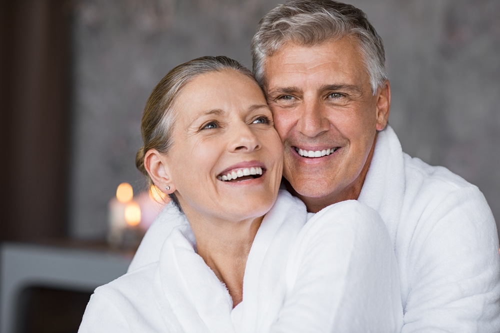 Get Pampered at the Salt Spa St. Augustine/More Great St. Augustine Spas, older couple at the spa together on a romantic getaway in Florida